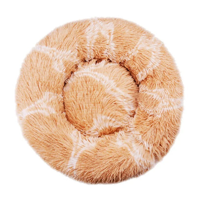 Super Soft Round Dog & Cat Bed for Winter Comfort