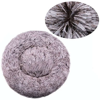 Super Soft Round Dog & Cat Bed for Winter Comfort