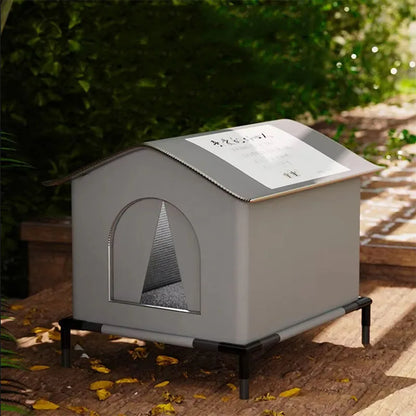 Waterproof Warm Outdoor Cave Bed for Small Dogs