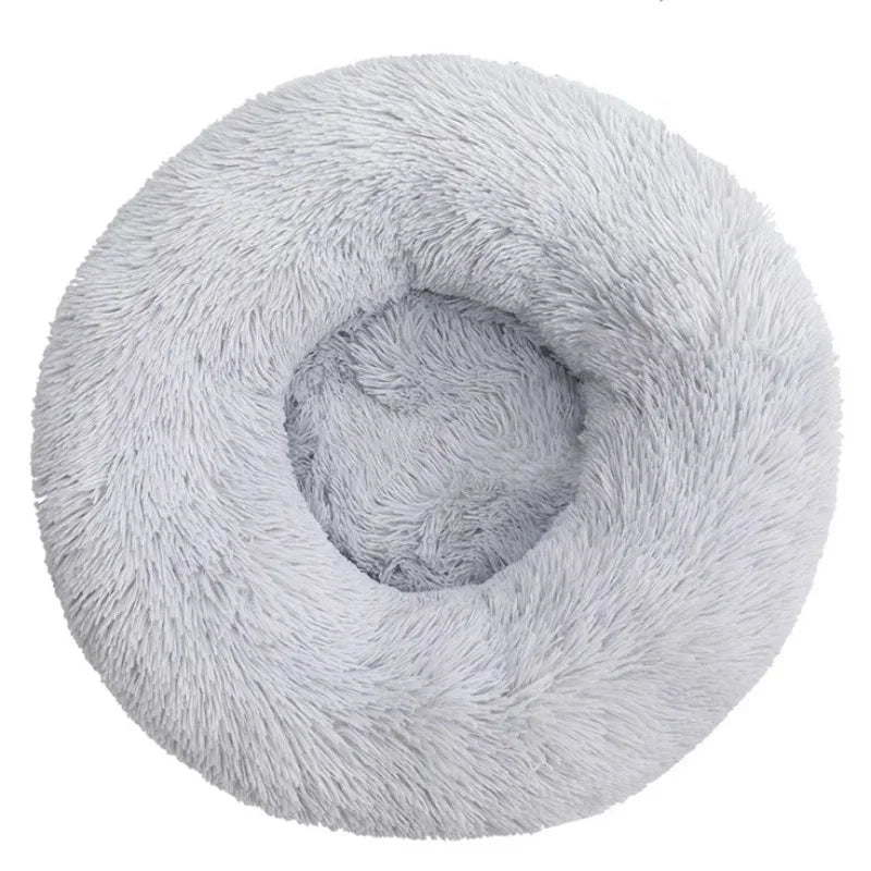 Super Soft Round Dog & Cat Bed for Winter Comfort