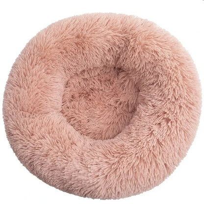 Super Soft Round Dog & Cat Bed for Winter Comfort