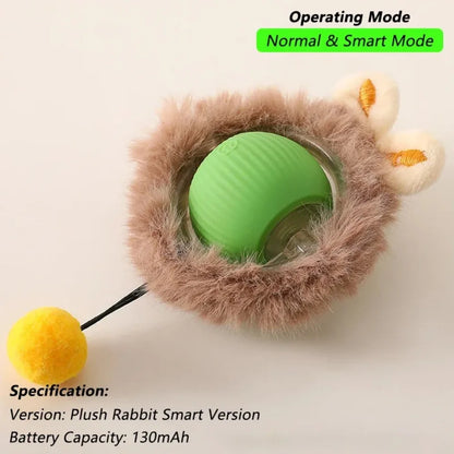 Rechargeable Interactive Rolling Ball Toy for Cats