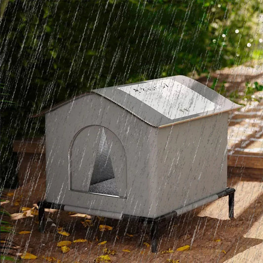 Waterproof Warm Outdoor Cave Bed for Small Dogs