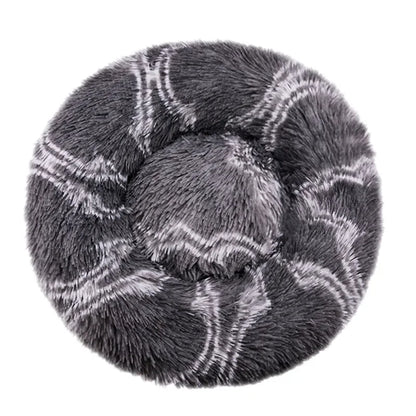 Super Soft Round Dog & Cat Bed for Winter Comfort