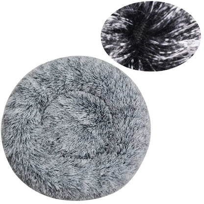 Super Soft Round Dog & Cat Bed for Winter Comfort