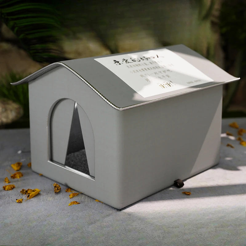 Waterproof Warm Outdoor Cave Bed for Small Dogs