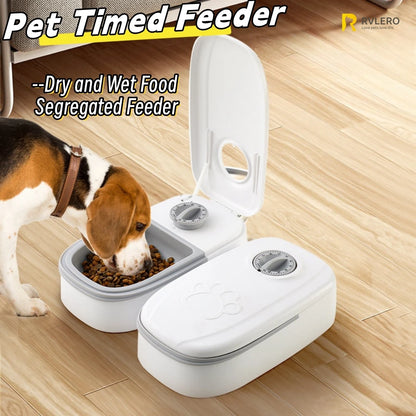 Automatic Timed Pet Feeder for Dry & Wet Food