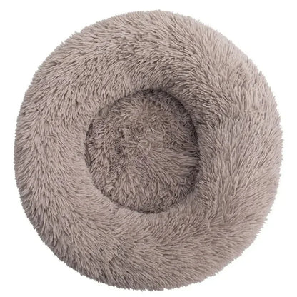 Super Soft Round Dog & Cat Bed for Winter Comfort